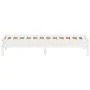 Solid white pine wood bed frame 75x190 cm by vidaXL, Beds and slatted bases - Ref: Foro24-842731, Price: 77,00 €, Discount: %