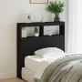 Cabecero de cama con LED negro 100x17x102 cm de vidaXL, Cabeceros y pies de cama - Ref: Foro24-839183, Precio: 63,74 €, Descu...
