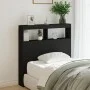 Cabecero de cama con LED negro 100x17x102 cm de vidaXL, Cabeceros y pies de cama - Ref: Foro24-839183, Precio: 67,07 €, Descu...