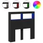 Cabecero de cama con LED negro 100x17x102 cm de vidaXL, Cabeceros y pies de cama - Ref: Foro24-839183, Precio: 67,07 €, Descu...