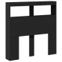 Cabecero de cama con LED negro 100x17x102 cm de vidaXL, Cabeceros y pies de cama - Ref: Foro24-839183, Precio: 67,07 €, Descu...