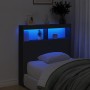 Bettkopfteil mit schwarzer LED 100x17x102 cm von vidaXL, Kopf- und Fußteile - Ref: Foro24-839183, Preis: 63,95 €, Rabatt: %
