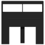Cabecero de cama con LED negro 100x17x102 cm de vidaXL, Cabeceros y pies de cama - Ref: Foro24-839183, Precio: 67,07 €, Descu...