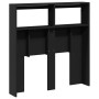 Bettkopfteil mit schwarzer LED 100x17x102 cm von vidaXL, Kopf- und Fußteile - Ref: Foro24-839183, Preis: 63,95 €, Rabatt: %