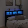 Bettkopfteil mit schwarzer LED 140x17x102 cm von vidaXL, Kopf- und Fußteile - Ref: Foro24-839197, Preis: 87,01 €, Rabatt: %