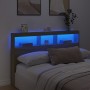 Bettkopfteil mit LED Sonoma-Eiche 160x17x102 cm von vidaXL, Kopf- und Fußteile - Ref: Foro24-839205, Preis: 100,73 €, Rabatt: %