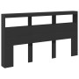 Cabecero de cama con LED negro 180x17x102 cm de vidaXL, Cabeceros y pies de cama - Ref: Foro24-839211, Precio: 112,95 €, Desc...