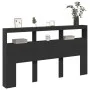 Bettkopfteil mit schwarzer LED 180x17x102 cm von vidaXL, Kopf- und Fußteile - Ref: Foro24-839211, Preis: 107,24 €, Rabatt: %
