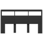 Cabecero de cama con LED negro 180x17x102 cm de vidaXL, Cabeceros y pies de cama - Ref: Foro24-839211, Precio: 112,95 €, Desc...