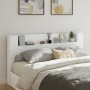 Cabecero de cama con LED blanco 200x16,5x103,5 cm de vidaXL, Cabeceros y pies de cama - Ref: Foro24-839266, Precio: 104,34 €,...