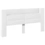 Cabecero de cama con LED blanco 200x16,5x103,5 cm de vidaXL, Cabeceros y pies de cama - Ref: Foro24-839266, Precio: 96,84 €, ...