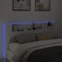 Bettkopfteil mit weißer LED 200x16,5x103,5 cm von vidaXL, Kopf- und Fußteile - Ref: Foro24-839266, Preis: 101,25 €, Rabatt: %