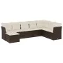 Set sofás de jardín 8 piezas y cojines ratán sintético marrón by vidaXL, Garden sets - Ref: Foro24-3249892, Price: 518,75 €, ...