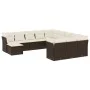 Gartensofa-Set und Kissen, 12-teilig, aus braunem Kunst-Rattan. von vidaXL, Gartensets - Ref: Foro24-3250472, Preis: 795,76 €...