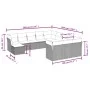 Set de sofás de jardín y cojines 12 pzas ratán sintético marrón by vidaXL, Garden sets - Ref: Foro24-3250472, Price: 795,65 €...