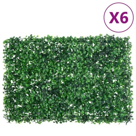   Valla de hojas de arbusto artificial 6 uds verde 40x60 cm de vidaXL, Jardín - Ref: Foro24-366636, Precio: 44,62 €, Descuent...