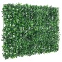Valla de hojas de arbusto artificial 6 uds verde 40x60 cm