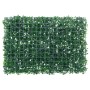 Valla de hojas de arbusto artificial 6 uds verde 40x60 cm