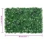   Valla de hojas de arbusto artificial 6 uds verde 40x60 cm de vidaXL, Jardín - Ref: Foro24-366636, Precio: 44,62 €, Descuent...