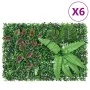  Valla de plantas artificiales 6 uds verde 40x60 cm by vidaXL, Garden - Ref: Foro24-366648, Price: 76,28 €, Discount: %
