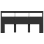 Cabecero de cama con luz LED negro 200x17x102 cm de vidaXL, Cabeceros y pies de cama - Ref: Foro24-839218, Precio: 102,49 €, ...
