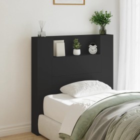 Kopfteil mit LED-Licht schwarz 100x16,5x103,5 cm von vidaXL, Kopf- und Fußteile - Ref: Foro24-839232, Preis: 70,47 €, Rabatt: %