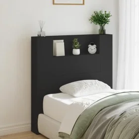 Kopfteil mit LED-Licht schwarz 100x16,5x103,5 cm von vidaXL, Kopf- und Fußteile - Ref: Foro24-839232, Preis: 69,72 €, Rabatt: %