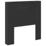 Kopfteil mit LED-Licht schwarz 100x16,5x103,5 cm von vidaXL, Kopf- und Fußteile - Ref: Foro24-839232, Preis: 69,72 €, Rabatt: %