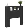 Kopfteil mit LED-Licht schwarz 100x16,5x103,5 cm von vidaXL, Kopf- und Fußteile - Ref: Foro24-839232, Preis: 70,47 €, Rabatt: %