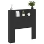 Kopfteil mit LED-Licht schwarz 100x16,5x103,5 cm von vidaXL, Kopf- und Fußteile - Ref: Foro24-839232, Preis: 69,72 €, Rabatt: %