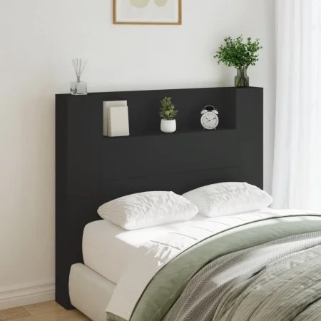 Kopfteil mit LED-Licht schwarz 120x16,5x103,5 cm von vidaXL, Kopf- und Fußteile - Ref: Foro24-839239, Preis: 79,44 €, Rabatt: %