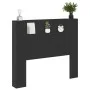 Kopfteil mit LED-Licht schwarz 120x16,5x103,5 cm von vidaXL, Kopf- und Fußteile - Ref: Foro24-839239, Preis: 79,44 €, Rabatt: %