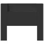 Bed headboard with LED light black 120x16.5x103.5 cm by vidaXL, Headboards and footboards - Ref: Foro24-839239, Price: 79,44 ...