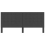 Getuftetes Kopfteil aus dunkelgrauem Stoff, 200 x 200 cm von vidaXL, Kopf- und Fußteile - Ref: Foro24-287475, Preis: 120,72 €...