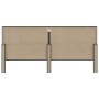 Getuftetes Kopfteil aus dunkelgrauem Stoff, 200 x 200 cm von vidaXL, Kopf- und Fußteile - Ref: Foro24-287475, Preis: 120,72 €...