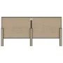 Tufted headboard in dark gray fabric 200x200 cm by vidaXL, Headboards and footboards - Ref: Foro24-287475, Price: 118,54 €, D...