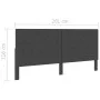 Tufted headboard in dark gray fabric 200x200 cm by vidaXL, Headboards and footboards - Ref: Foro24-287475, Price: 118,54 €, D...