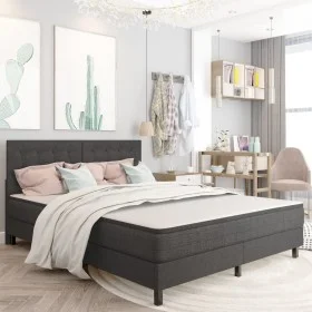 Getuftetes Kopfteil aus dunkelgrauem Stoff, 160 x 200 cm von vidaXL, Kopf- und Fußteile - Ref: Foro24-287473, Preis: 110,34 €...