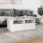 Mesa de centro con luces LED blanco 90x49x40 cm by vidaXL, Coffee table - Ref: Foro24-839833, Price: 89,73 €, Discount: %