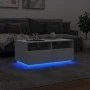 Mesa de centro con luces LED blanco 90x49x40 cm by vidaXL, Coffee table - Ref: Foro24-839833, Price: 89,73 €, Discount: %