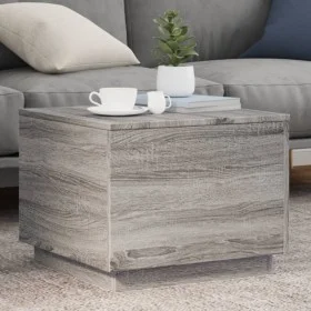 LED-Couchtisch in Sonoma-Grau mit den Maßen 50x50x40 cm. von vidaXL, Couchtisch - Ref: Foro24-839873, Preis: 57,86 €, Rabatt: %