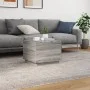 LED-Couchtisch in Sonoma-Grau mit den Maßen 50x50x40 cm. von vidaXL, Couchtisch - Ref: Foro24-839873, Preis: 57,86 €, Rabatt: %