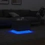 LED-Couchtisch in Sonoma-Grau mit den Maßen 50x50x40 cm. von vidaXL, Couchtisch - Ref: Foro24-839873, Preis: 57,86 €, Rabatt: %