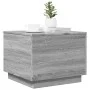 LED-Couchtisch in Sonoma-Grau mit den Maßen 50x50x40 cm. von vidaXL, Couchtisch - Ref: Foro24-839873, Preis: 57,86 €, Rabatt: %