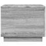 Mesa de centro con luces LED gris Sonoma 50x50x40 cm de vidaXL, Mesas de centro - Ref: Foro24-839873, Precio: 57,84 €, Descue...