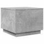 Mesa de centro con luces LED gris hormigón 50x50x40 cm de vidaXL, Mesas de centro - Ref: Foro24-839871, Precio: 48,58 €, Desc...