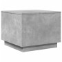 Mesa de centro con luces LED gris hormigón 50x50x40 cm by vidaXL, Coffee table - Ref: Foro24-839871, Price: 46,51 €, Discount: %
