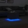 Mesa de centro con luces LED gris hormigón 50x50x40 cm de vidaXL, Mesas de centro - Ref: Foro24-839871, Precio: 48,58 €, Desc...
