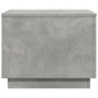 Mesa de centro con luces LED gris hormigón 50x50x40 cm de vidaXL, Mesas de centro - Ref: Foro24-839871, Precio: 48,58 €, Desc...