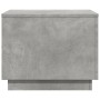 Mesa de centro con luces LED gris hormigón 50x50x40 cm by vidaXL, Coffee table - Ref: Foro24-839871, Price: 46,51 €, Discount: %